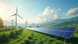 Investing in renewable energy reduces greenhouse gas emissions gradually