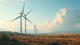 Wind power can be used in conjunction with fossil fuels