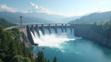 Hydroelectric power plants have low operating costs long-term