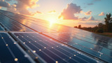 Photovoltaic cells generate power from solar radiation daily