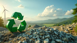 Recycling reduces landfill space and saves energy greatly