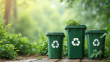 Proper recycling saves natural resources and energy consumption