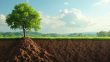 Planting trees prevents soil erosion naturally and reduces pollution