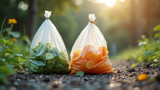 Using plastic bags increases waste production significantly