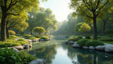 Parks and gardens offer serene settings for meditation