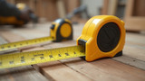 Measuring tapes ensure accurate measurements for projects