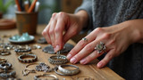 Handmade jewelry is a popular DIY project among crafters