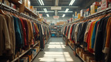 Second-hand stores are often called thrift shops in America