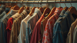 Second-hand clothes may not fit well due to aging