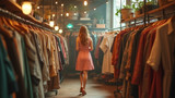 Vintage shopping offers an environmentally friendly alternative to fast-fashion