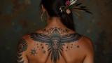 Native American tribes used tattoos to signify spiritual connections