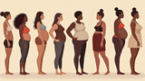 Diversity in body shapes and sizes promotes acceptance