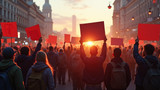 Organizing strikes and boycotts is also common